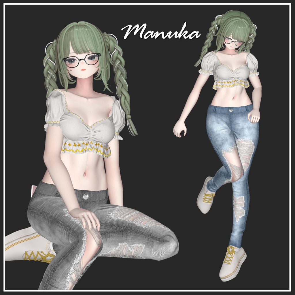 📣Black Friday SALE📣~11/30まで【複数アバター対応】Springy Denim【VRChat想定】