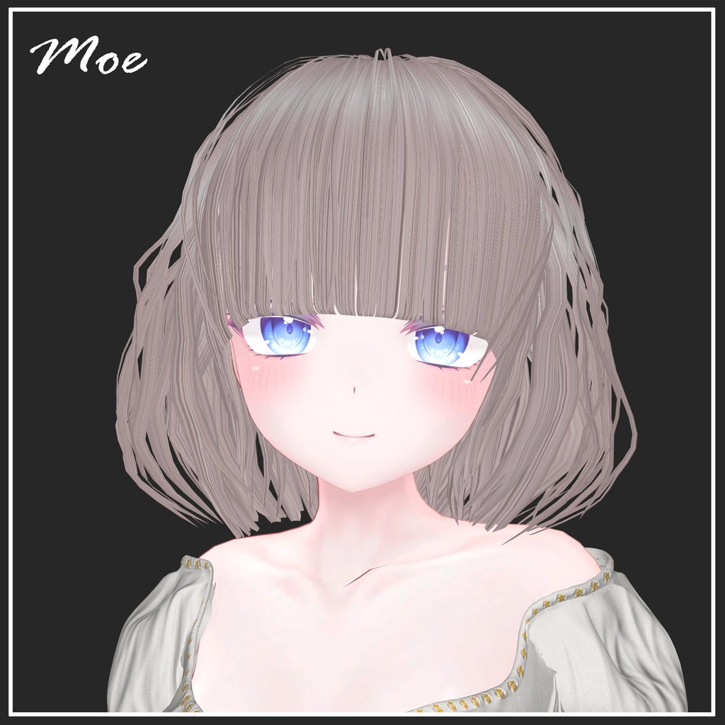 【複数アバター対応】Airy Bob【VRChat想定】