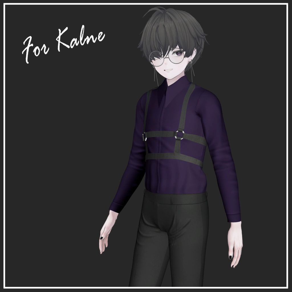 【複数アバター対応】Body garter【VRChat想定】