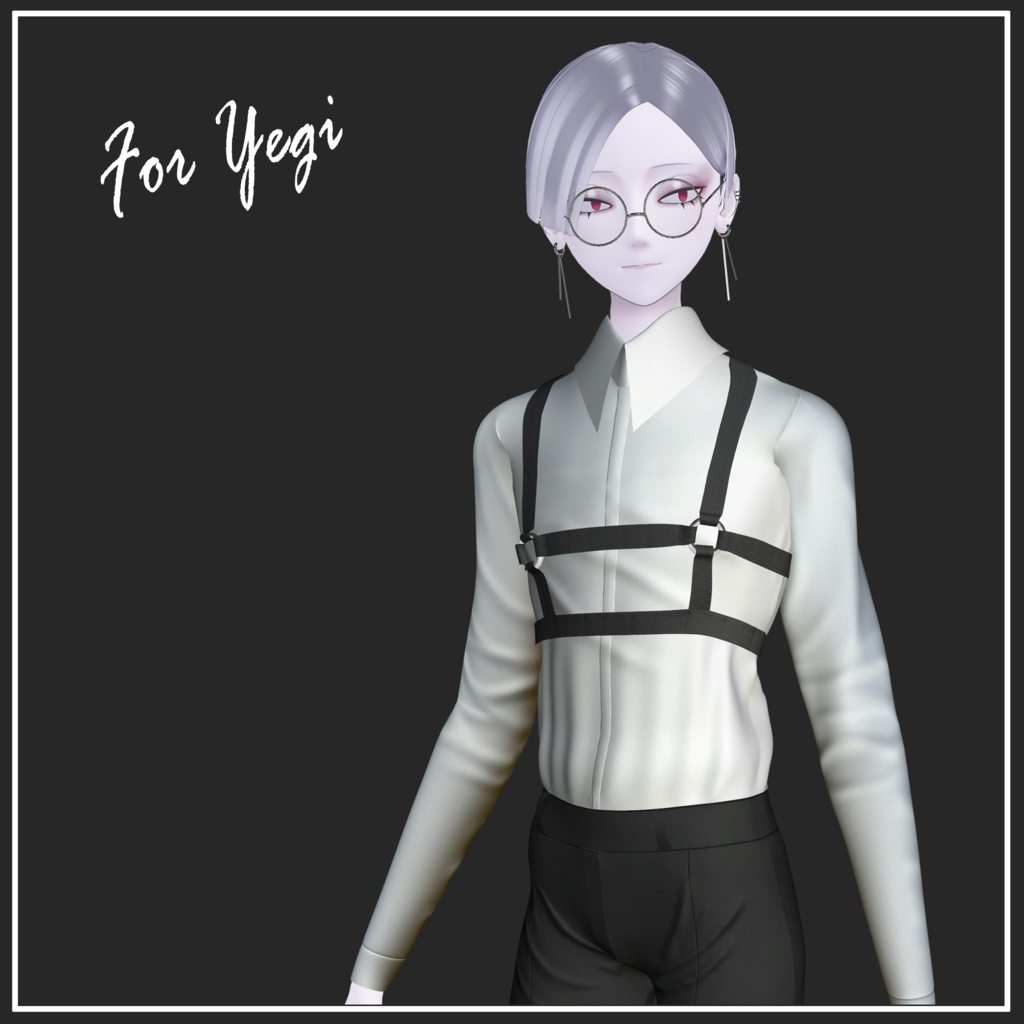 【複数アバター対応】Body garter【VRChat想定】