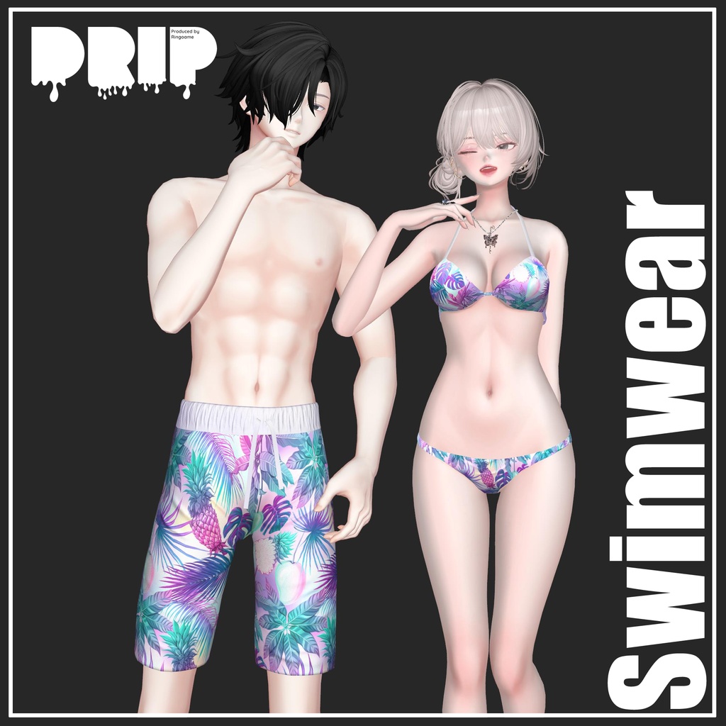 【複数アバター対応】Swimwear【VRChat想定】