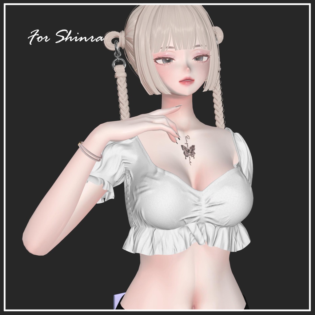 【VRChat想定】Cord Bracelet【アクセサリー】