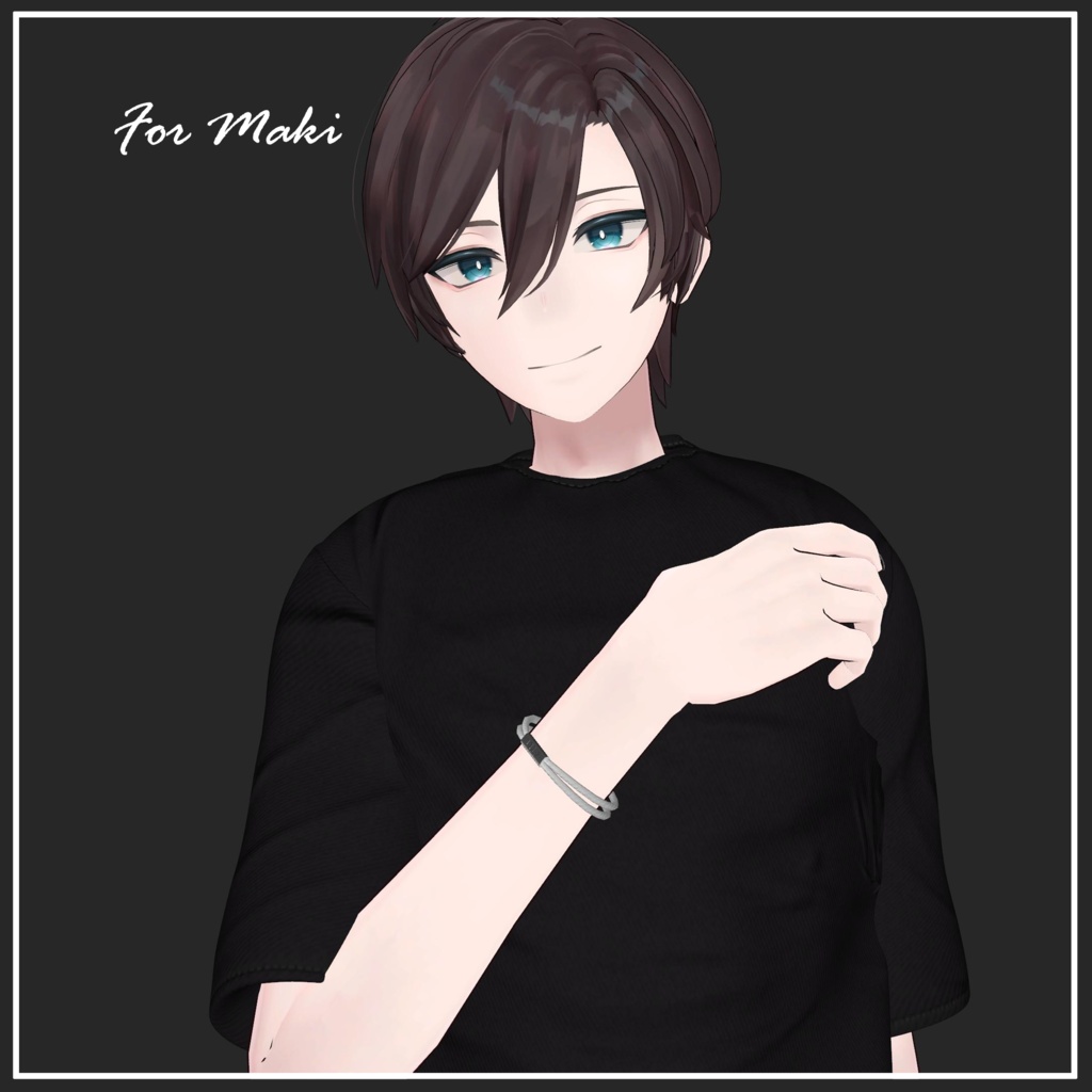 【VRChat想定】Cord Bracelet【アクセサリー】