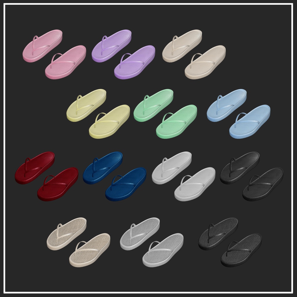 【複数アバター対応】甚平-Jinbei【VRChat想定】