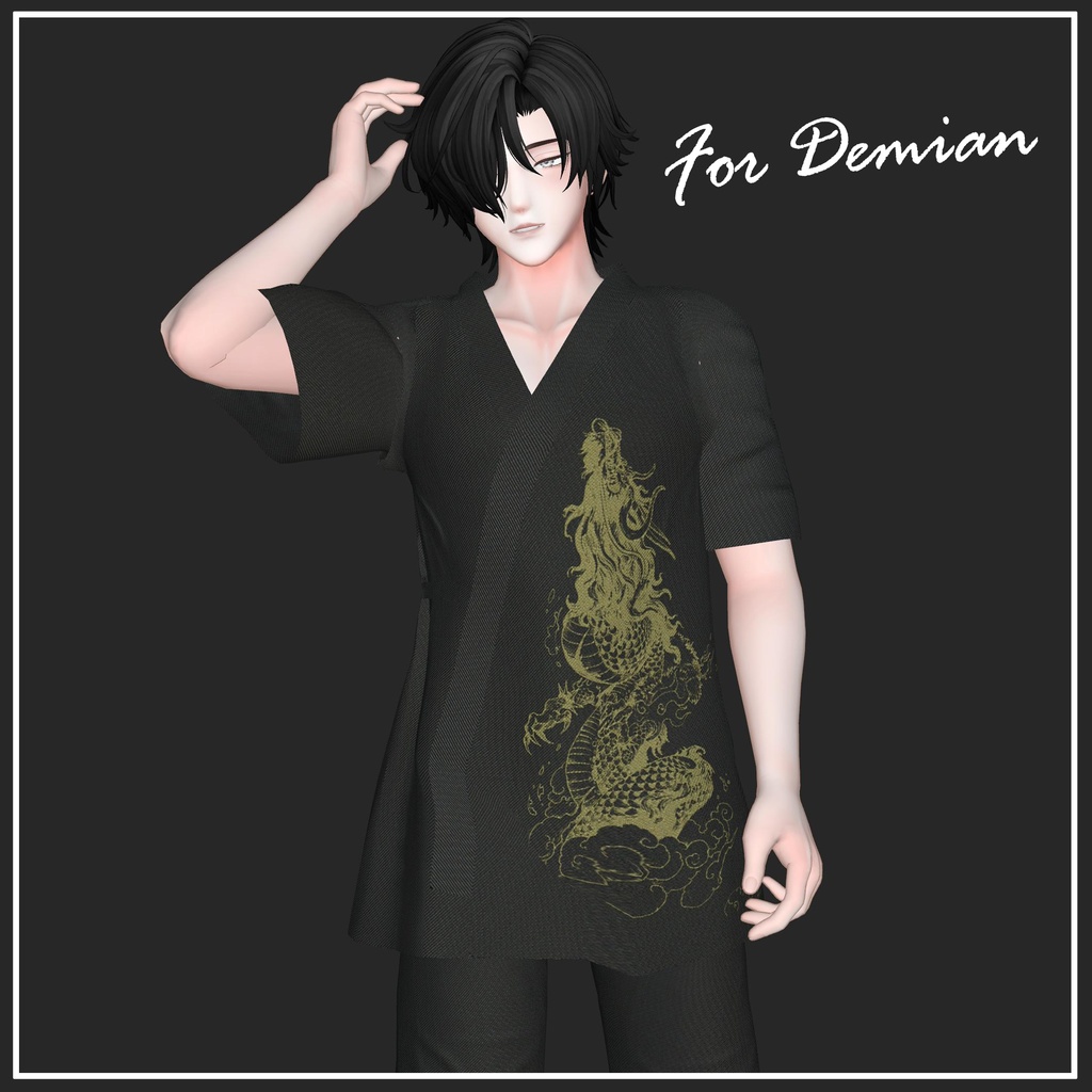 【複数アバター対応】甚平-Jinbei【VRChat想定】