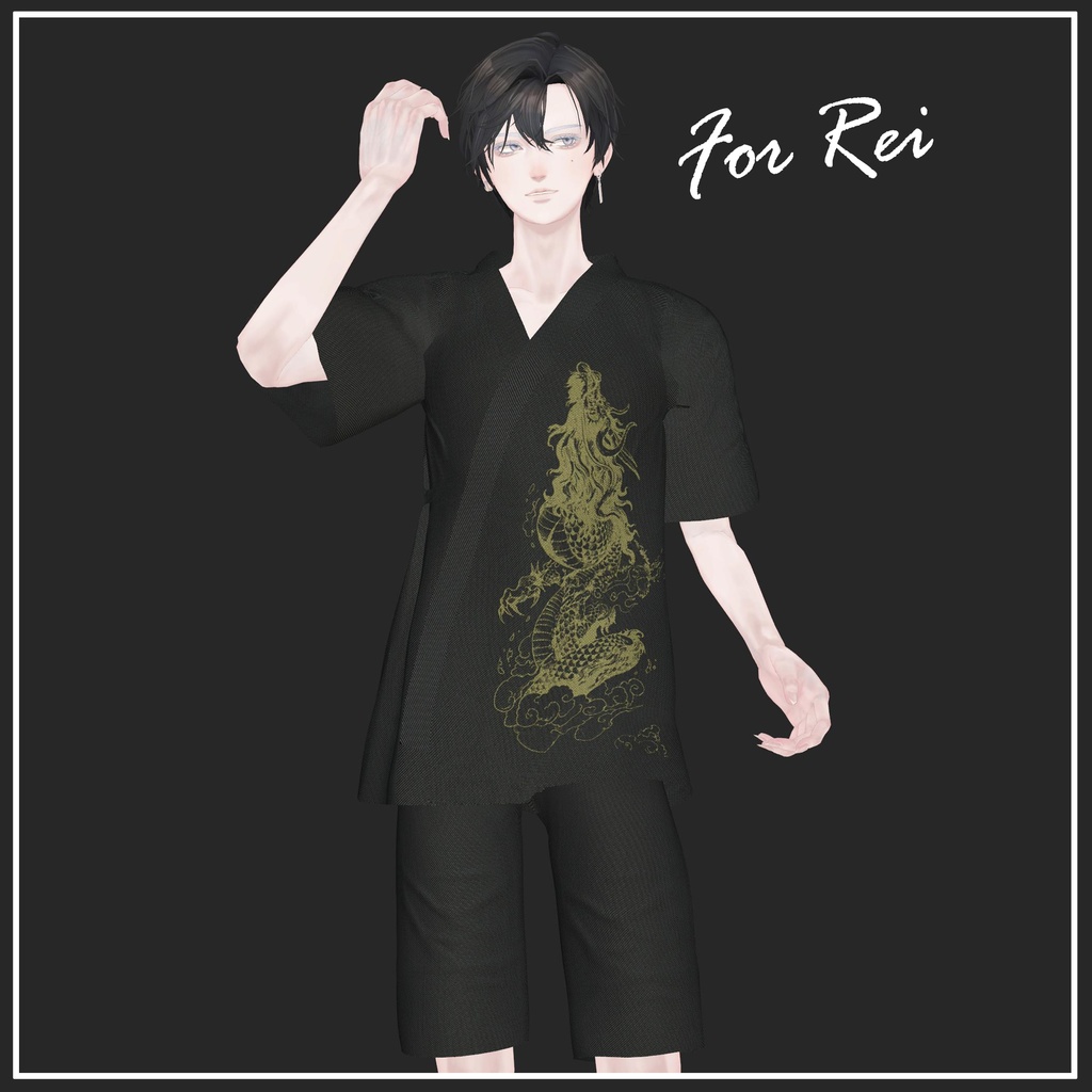 【複数アバター対応】甚平-Jinbei【VRChat想定】