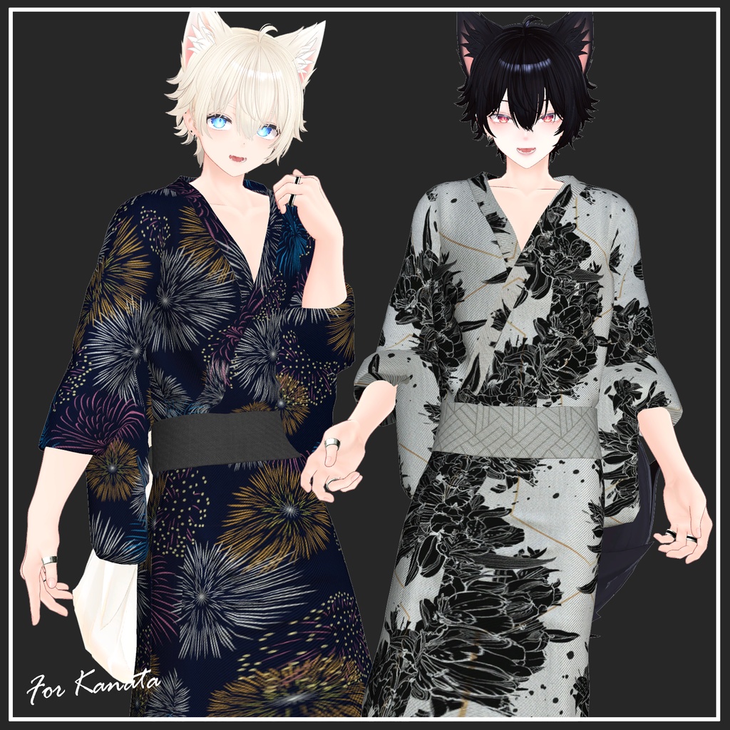 2025SummerUpdate!【複数アバター対応】浴衣-Yukata【VRChat想定】