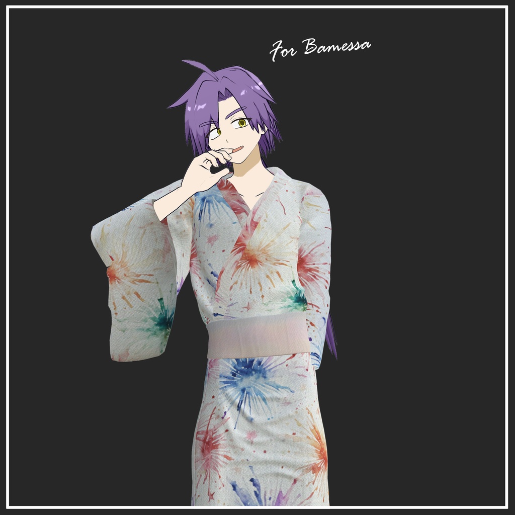 2025SummerUpdate!【複数アバター対応】浴衣-Yukata【VRChat想定】