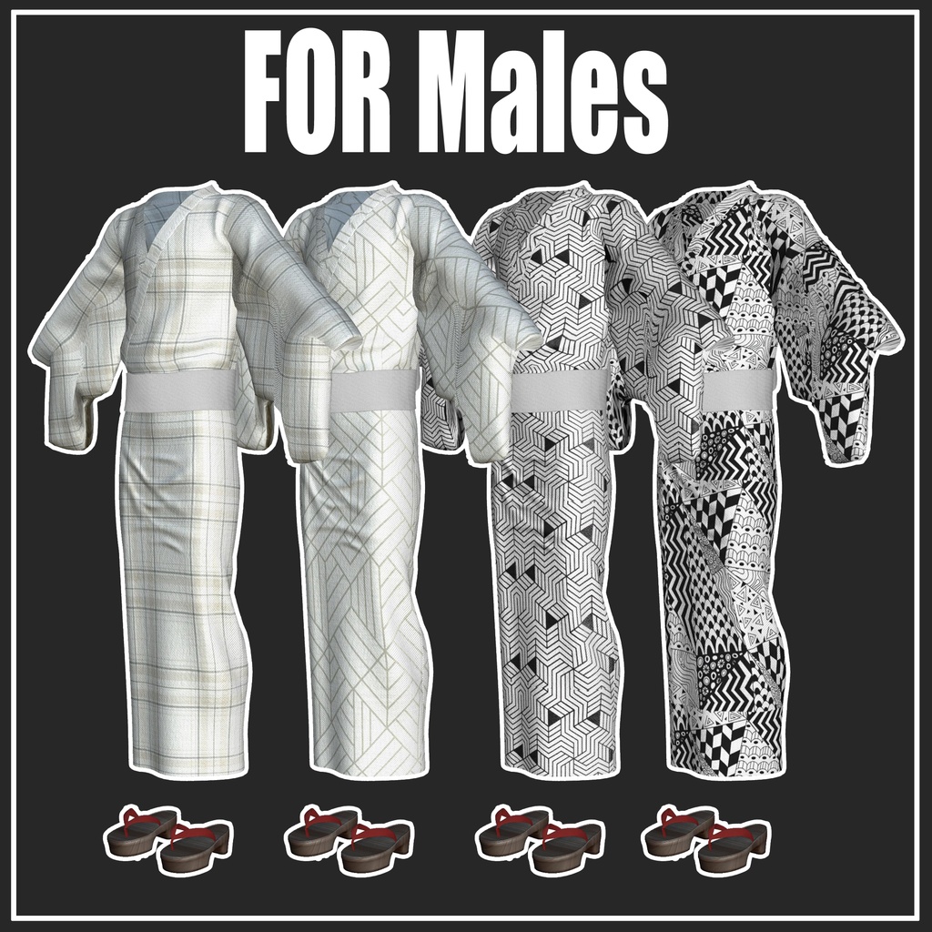 2025SummerUpdate!【複数アバター対応】浴衣-Yukata【VRChat想定】