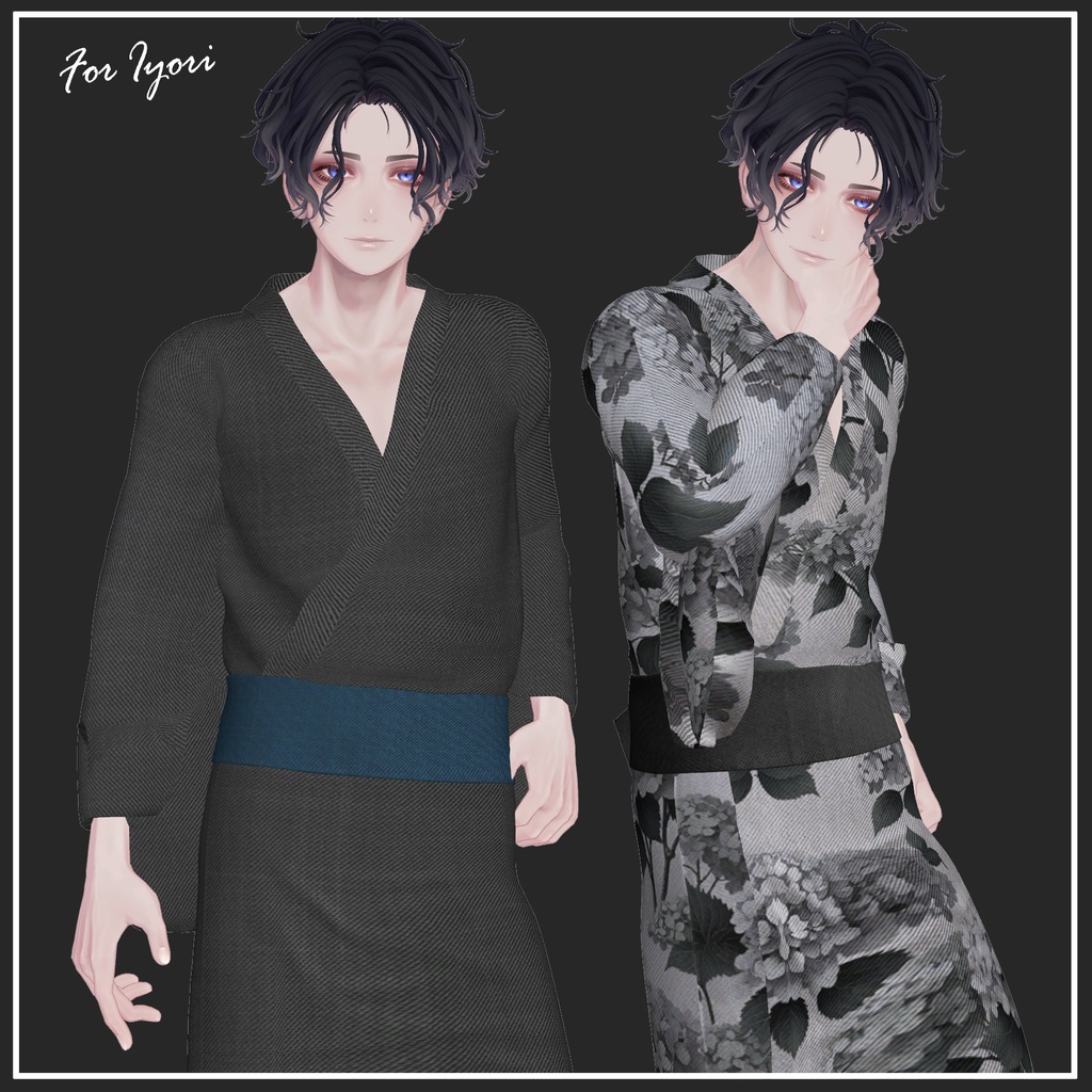 2025SummerUpdate!【複数アバター対応】浴衣-Yukata【VRChat想定】