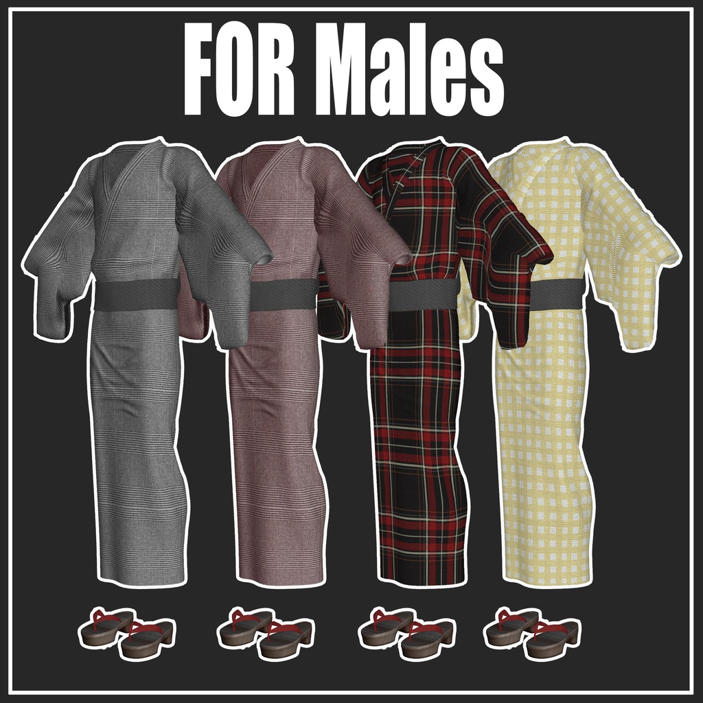 2025SummerUpdate!【複数アバター対応】浴衣-Yukata【VRChat想定】