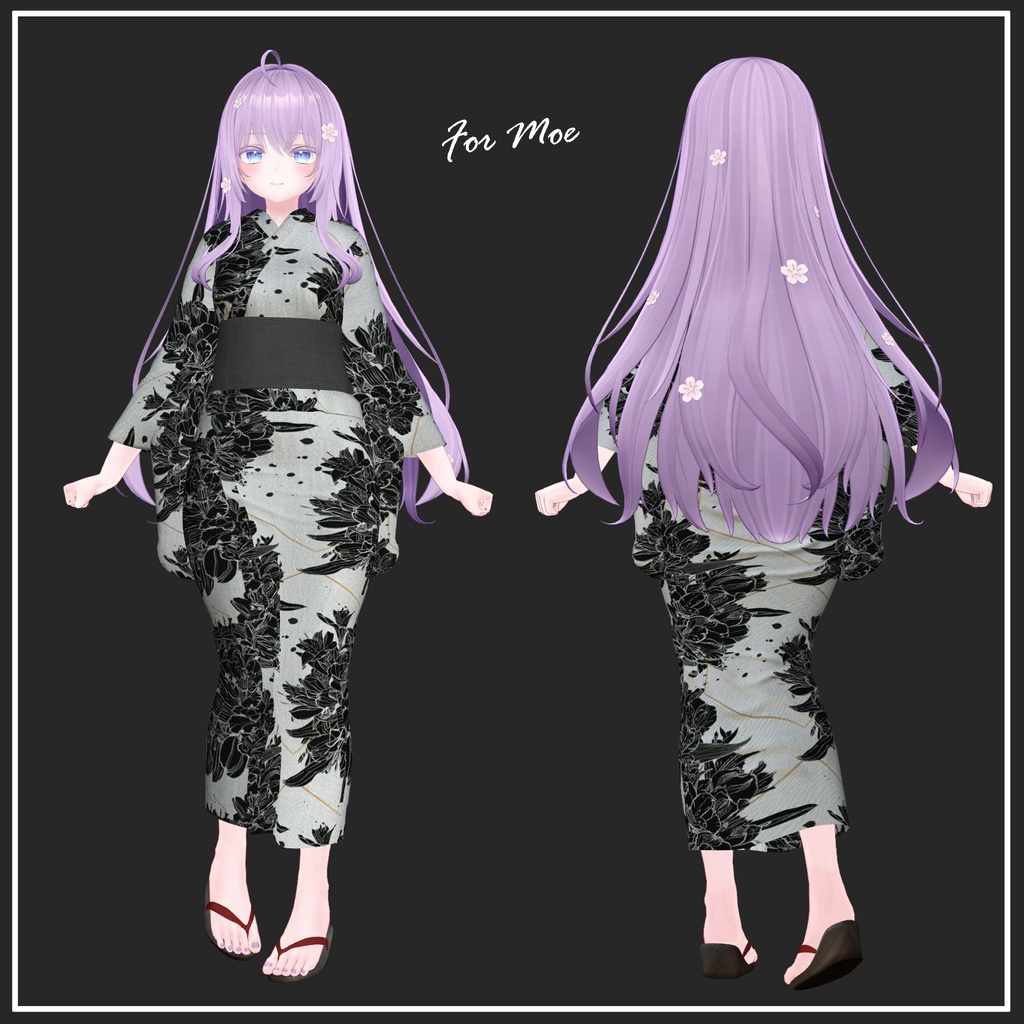 2025SummerUpdate!【複数アバター対応】浴衣-Yukata【VRChat想定】