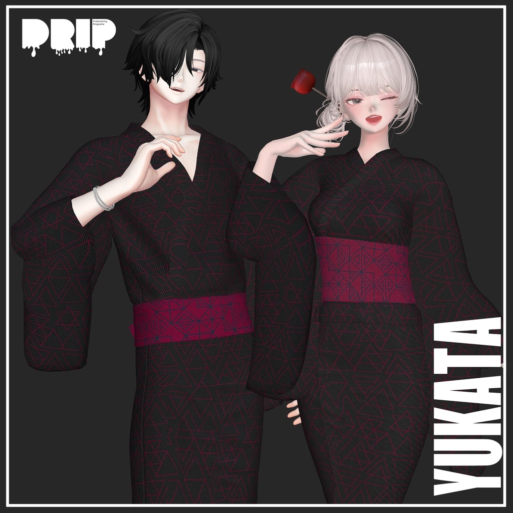 2025SummerUpdate!【複数アバター対応】浴衣-Yukata【VRChat想定】