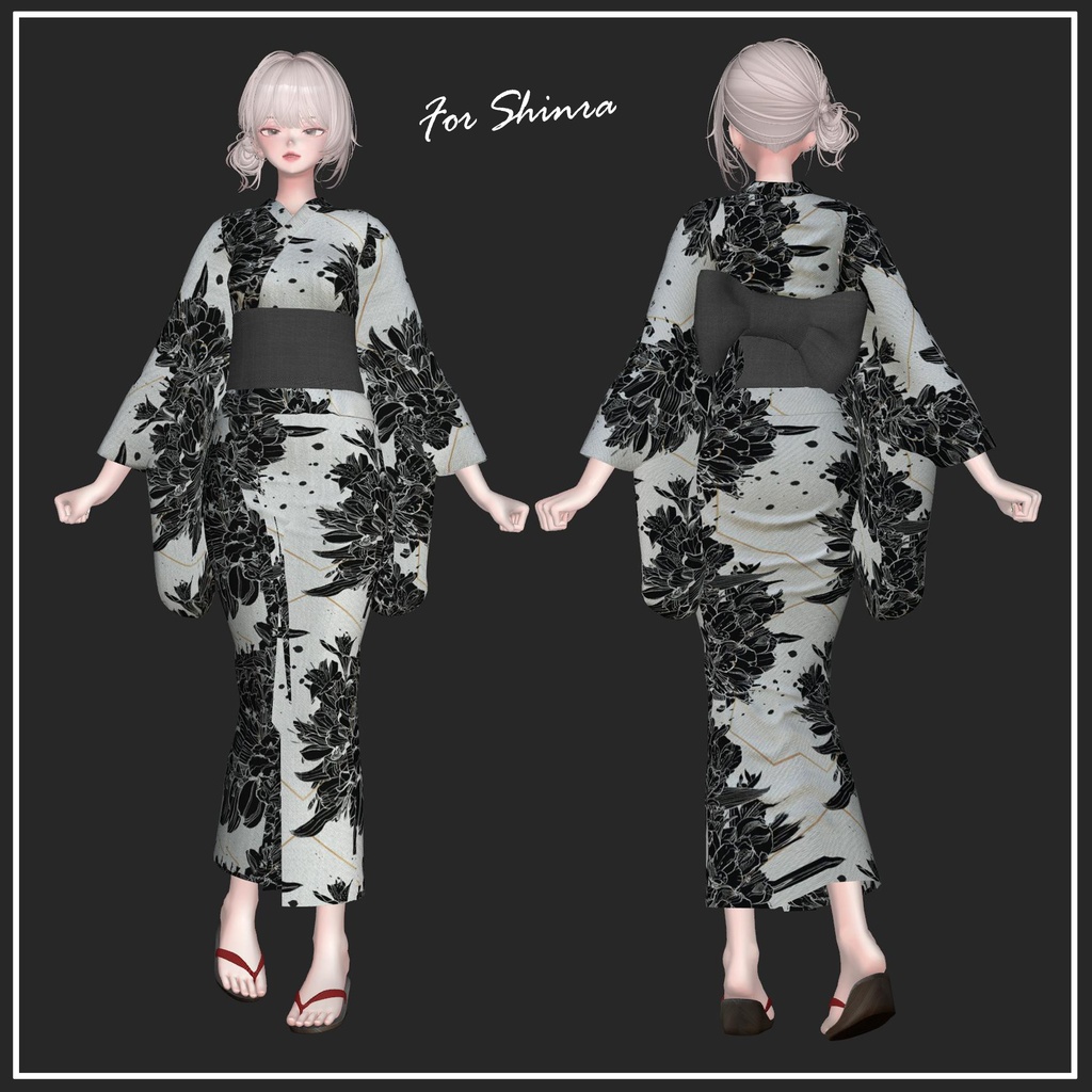 2025SummerUpdate!【複数アバター対応】浴衣-Yukata【VRChat想定】