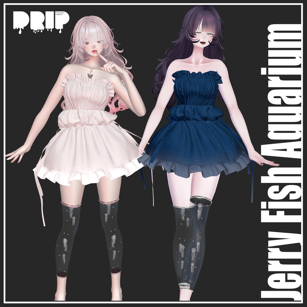 【森羅/ラシューシャ対応】Jerry Fish Aquarium【VRChat想定】