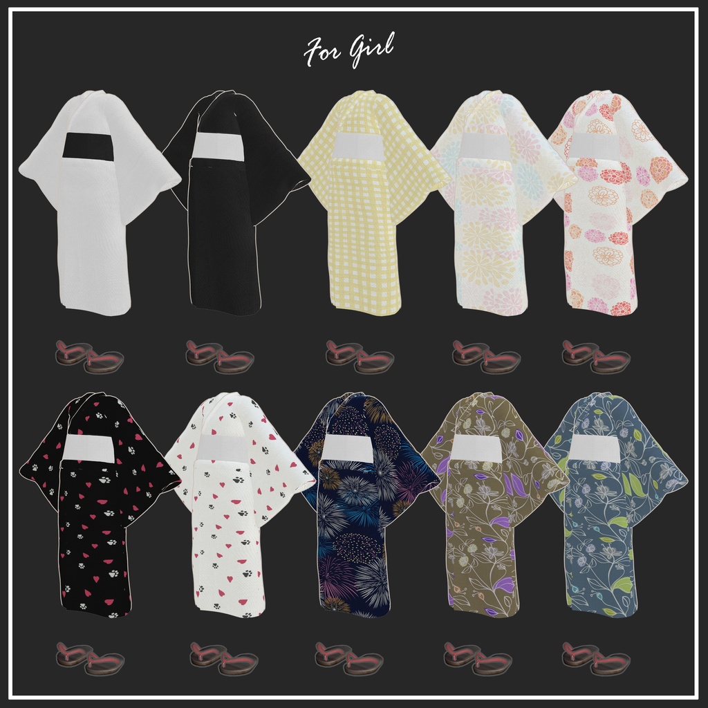 【キプフェル対応】浴衣-Yukata【VRChat想定】