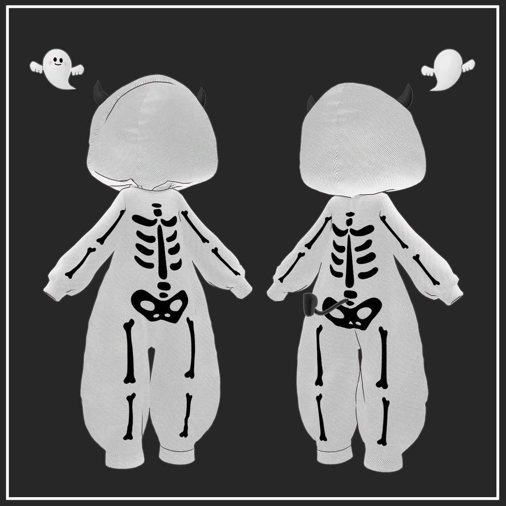【まめふれんず対応】Halloween  overalls【VRChat想定】