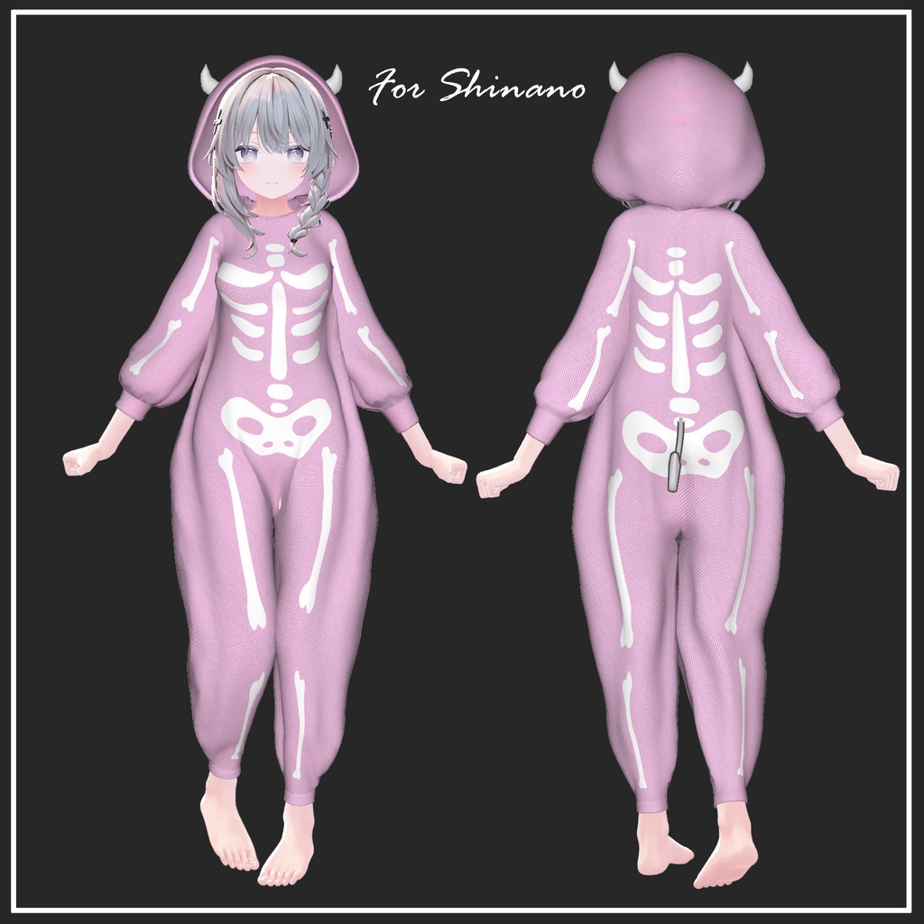 【複数アバター対応】Halloween overalls【VRChat想定】