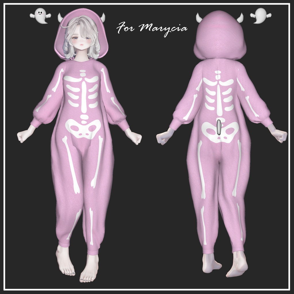 【複数アバター対応】Halloween overalls【VRChat想定】