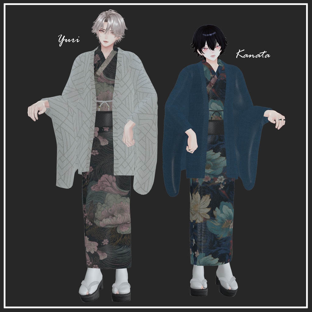 【複数アバター対応】KIMONO MODERN【VRChat想定】