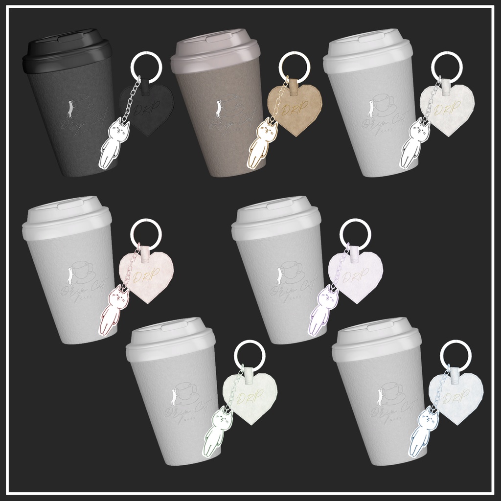 【VRChat想定】DRIP CAT COFFEE【PB設定済み】
