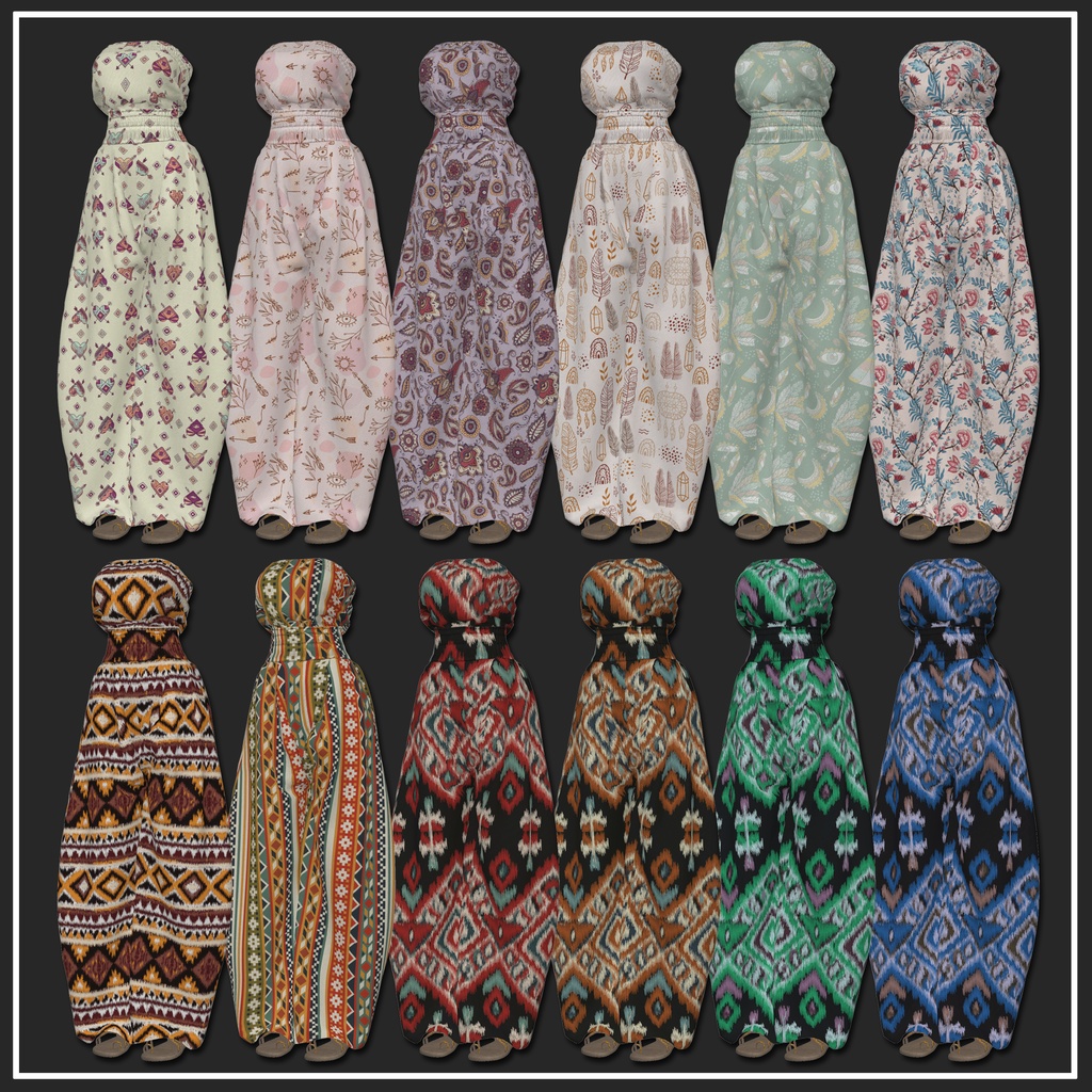 【複数アバター対応】Summer ethnic【VRChat想定】