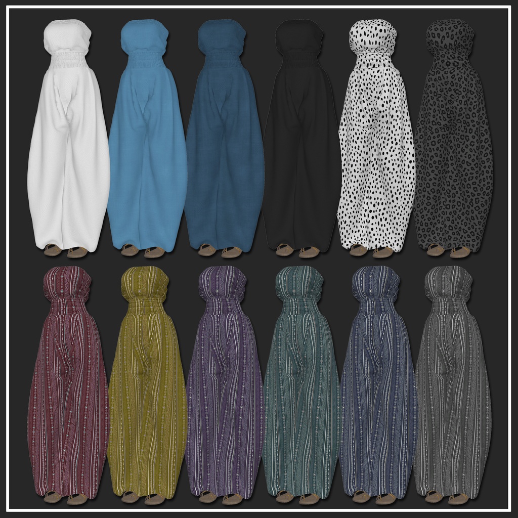 【複数アバター対応】Summer ethnic【VRChat想定】