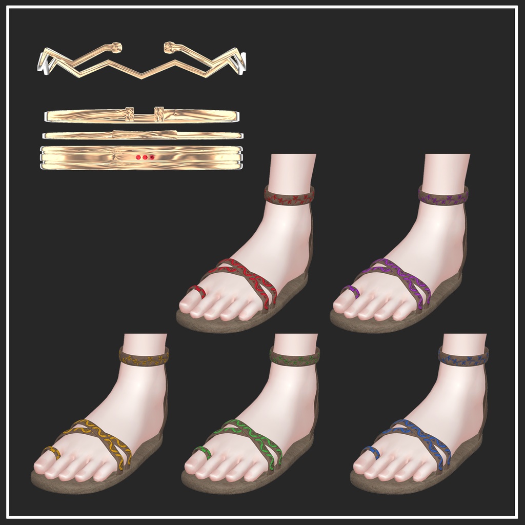 【複数アバター対応】Summer ethnic【VRChat想定】