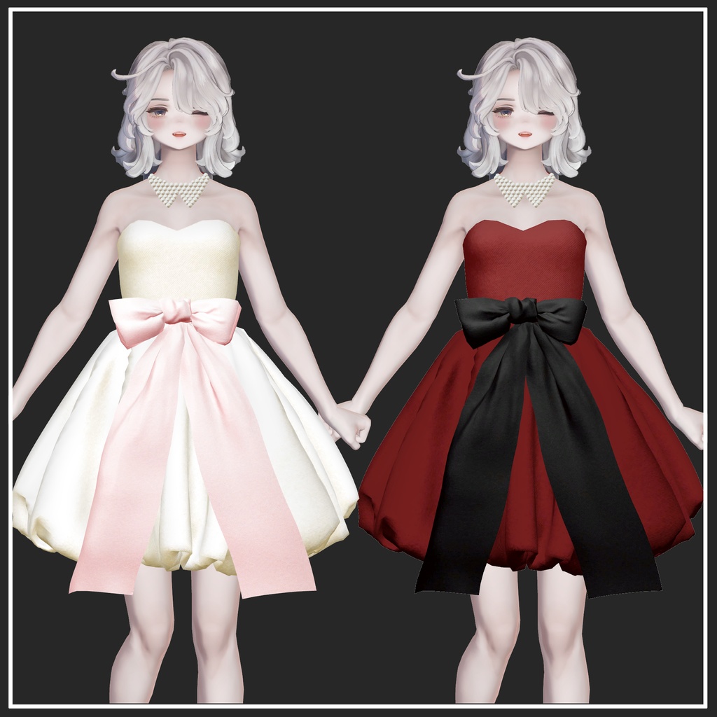 【マリシア対応】RibbonDress【VRChat想定】
