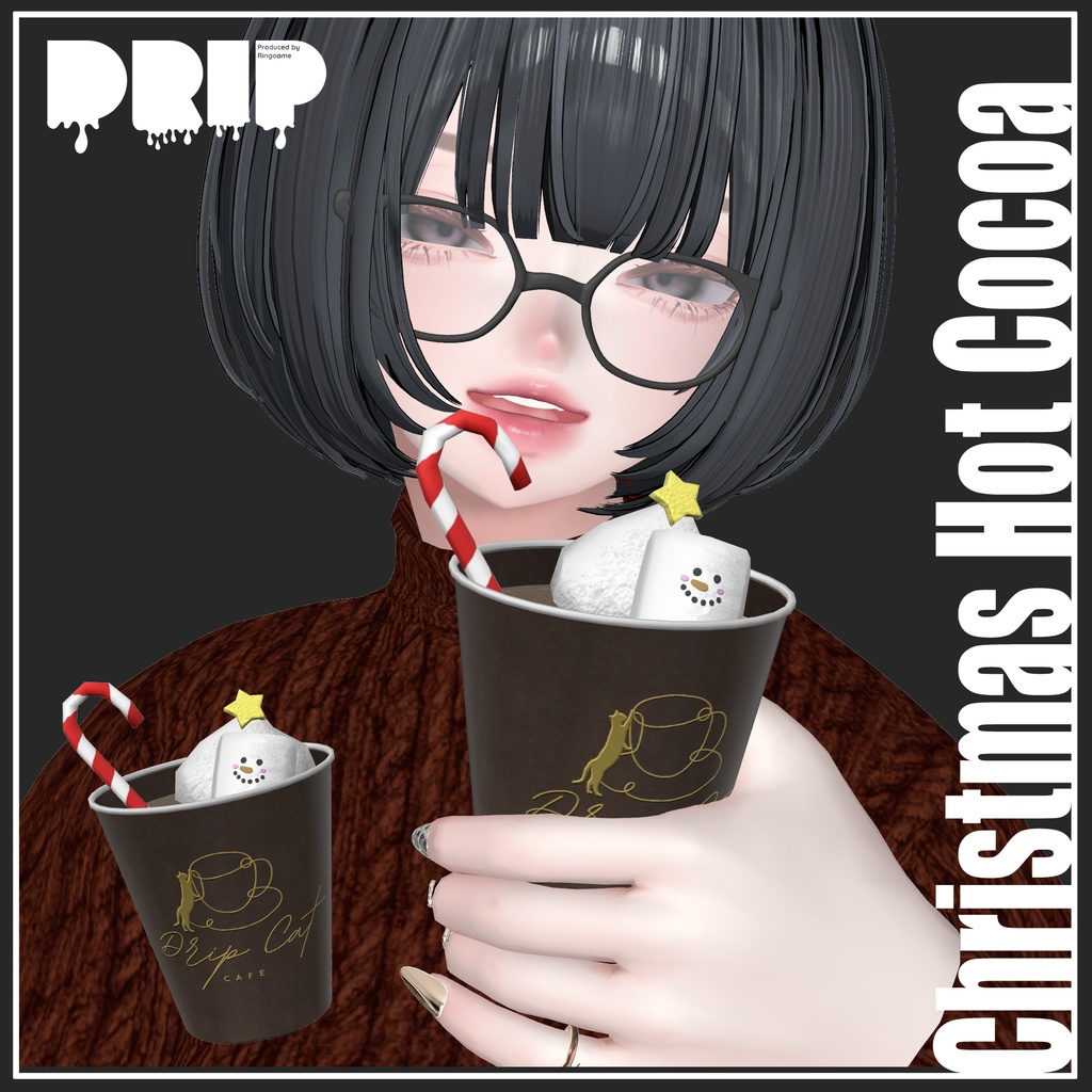 【VRChat想定】Christmas Hot Cocoa