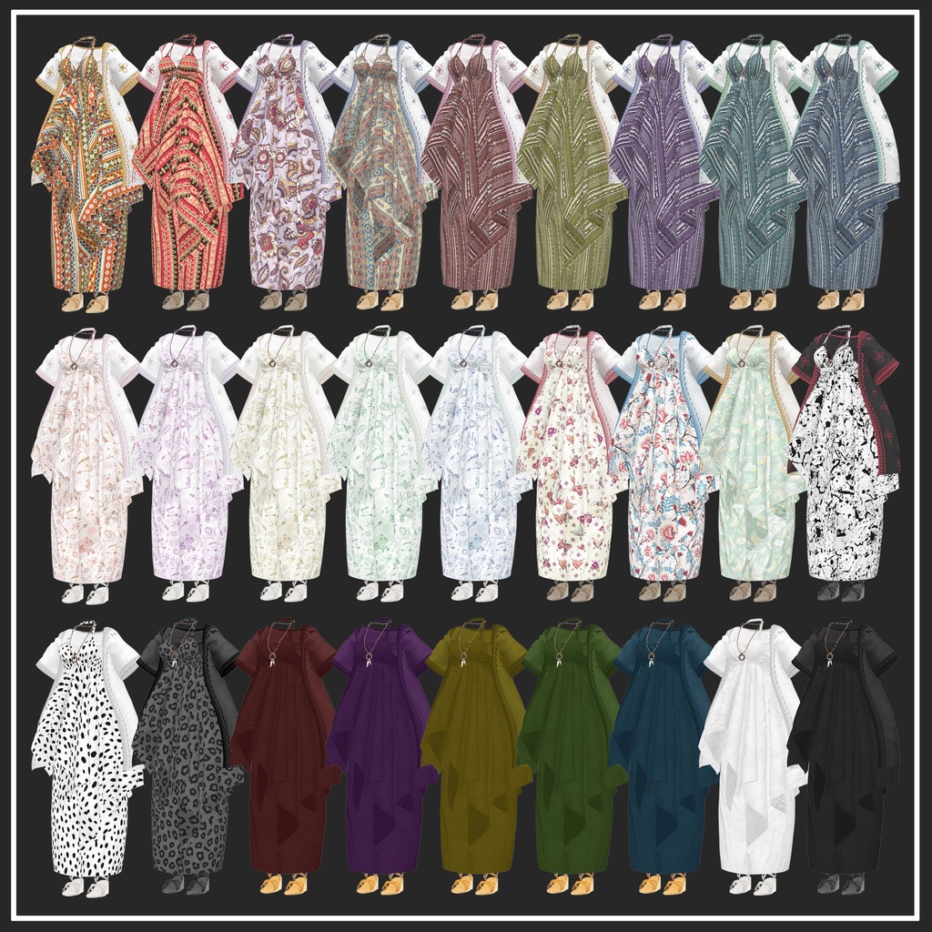 📣1週間限定SALE📣~4/9まで【複数アバター対応】Ethnic Vacation【VRChat想定】