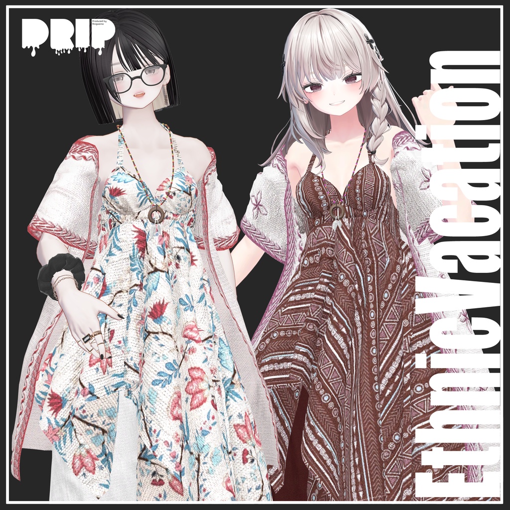 📣１週間限定SALE📣～4/9まで【複数アバター対応】Ethnic Vacation【VRChat想定】