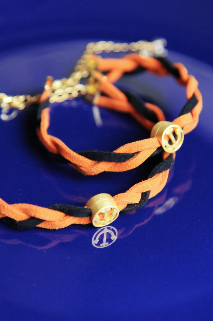 【陸奥守吉行イメージ】スエードミサンガ【とうらぶ】