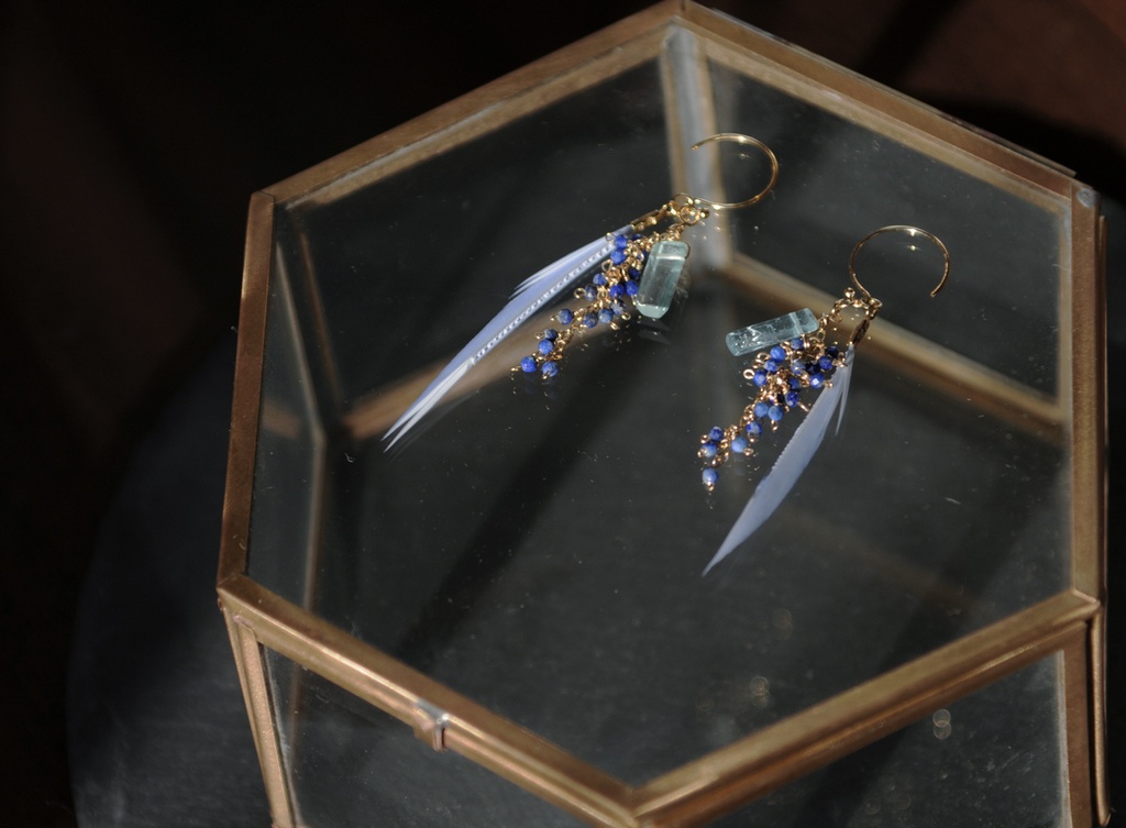 【山姥切長義イメージ】藍玉のピアス【とうらぶ】