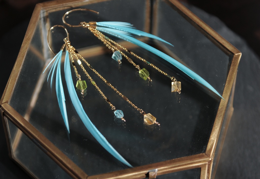 【太鼓鐘貞宗イメージ】ど派手な耳飾り【とうらぶ】