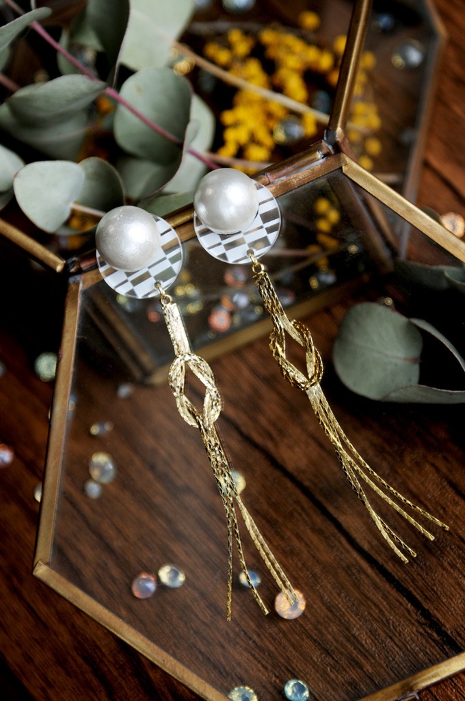 【鶴丸国永イメージ】コットンパールの耳飾り【とうらぶ】