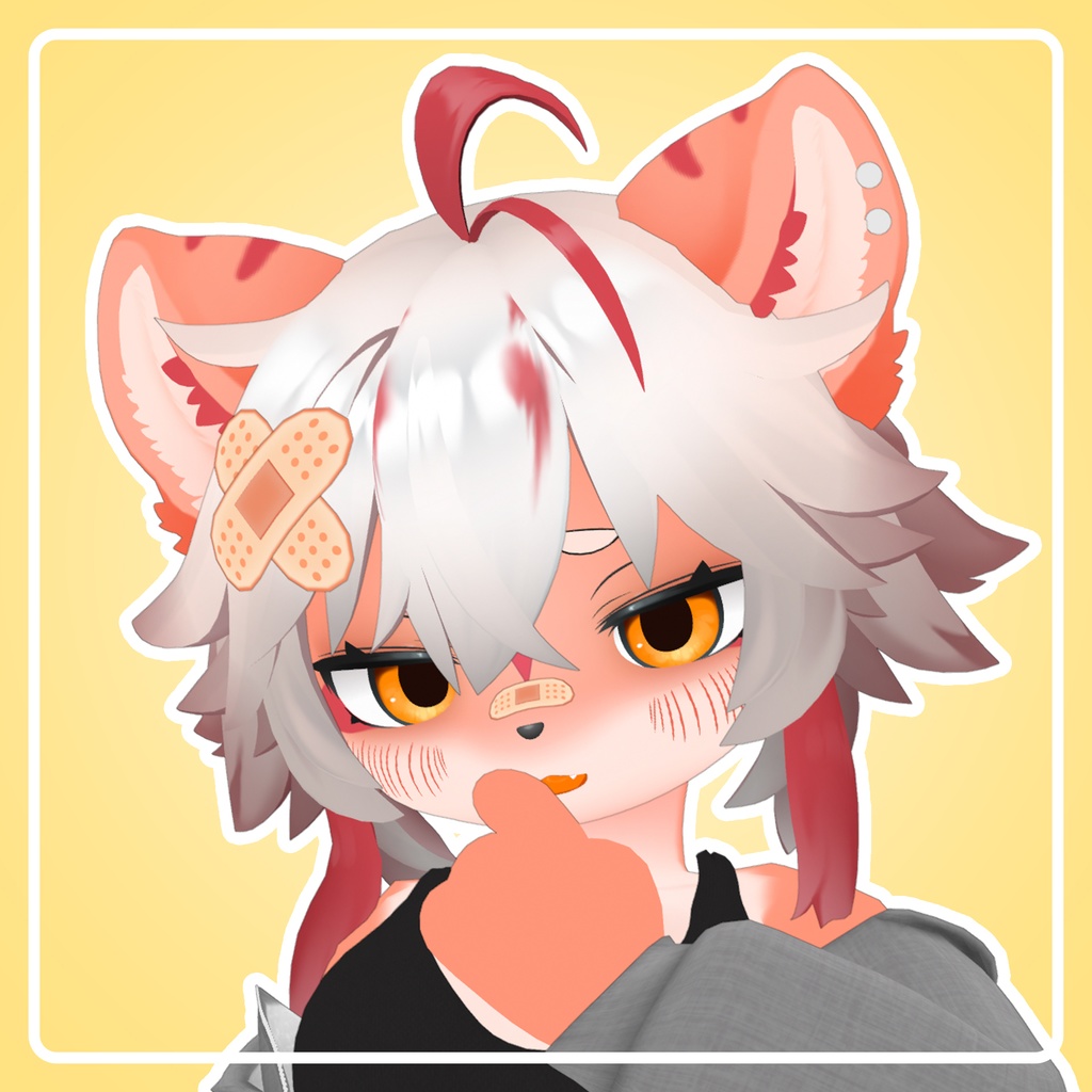 【VRChat アクセサリー】ばんそうこう Band-aid