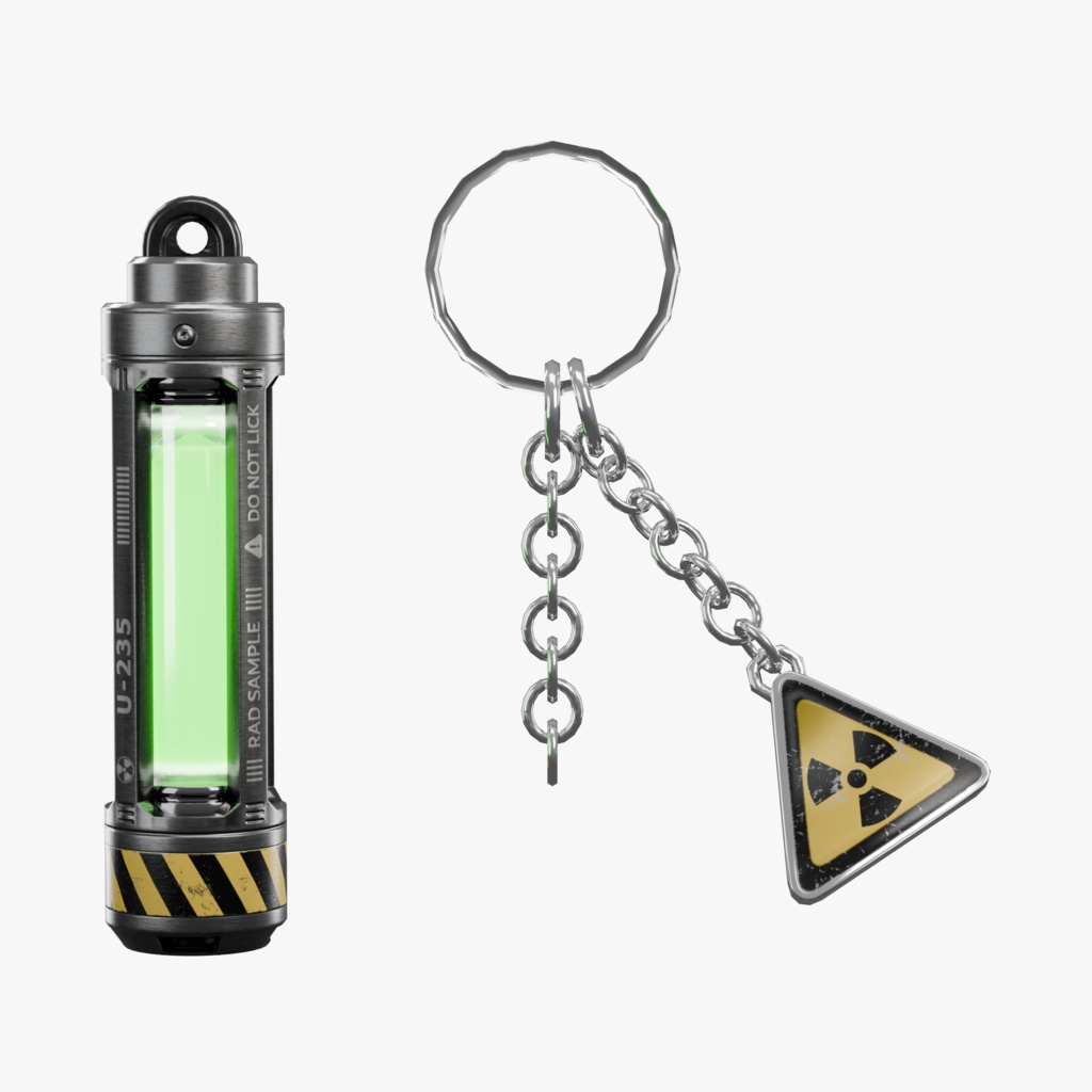 【VRChat アクセサリー】ウランキーホルダー Uranium Keychain