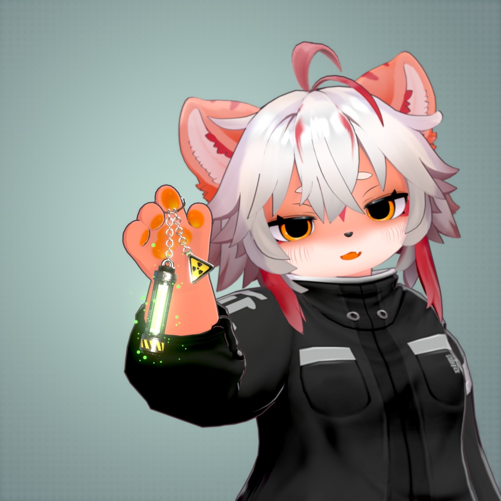 【VRChat アクセサリー】ウランキーホルダー Uranium Keychain