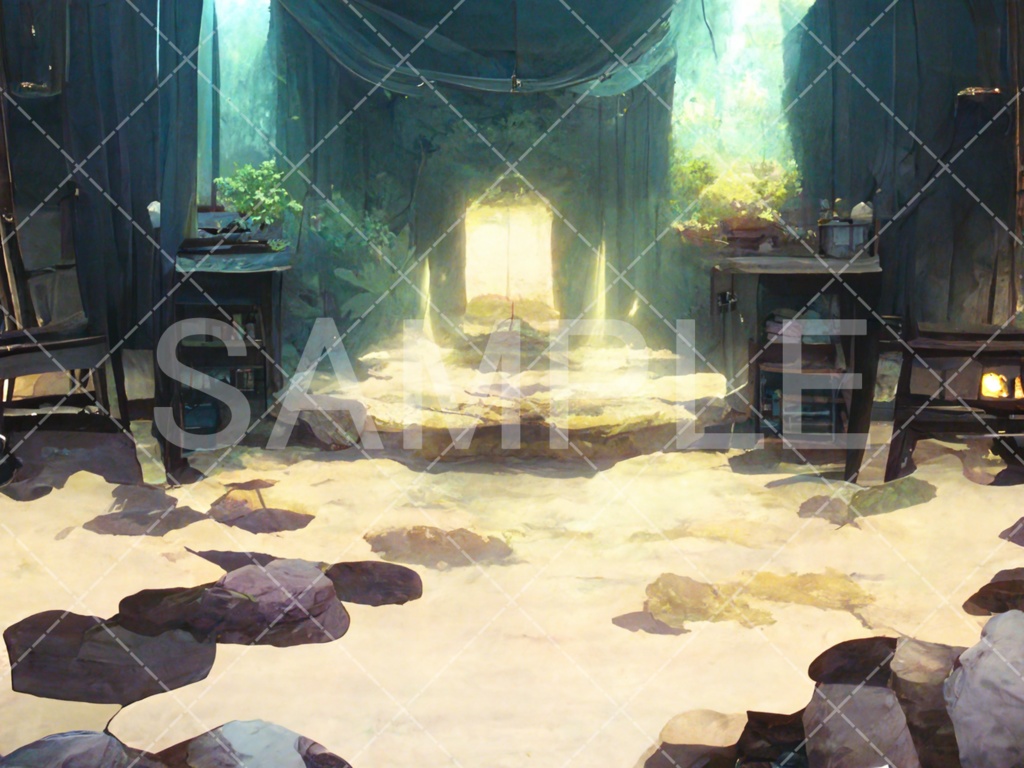 【背景素材】遺跡・ダンジョン3種［001］