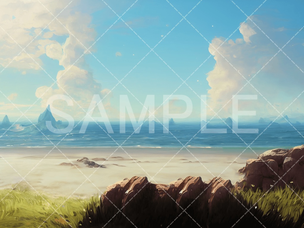 【背景素材】海・海辺3種［002］
