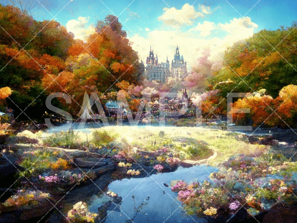 【背景素材】街・町・村3種（ファンタジー系）［003］