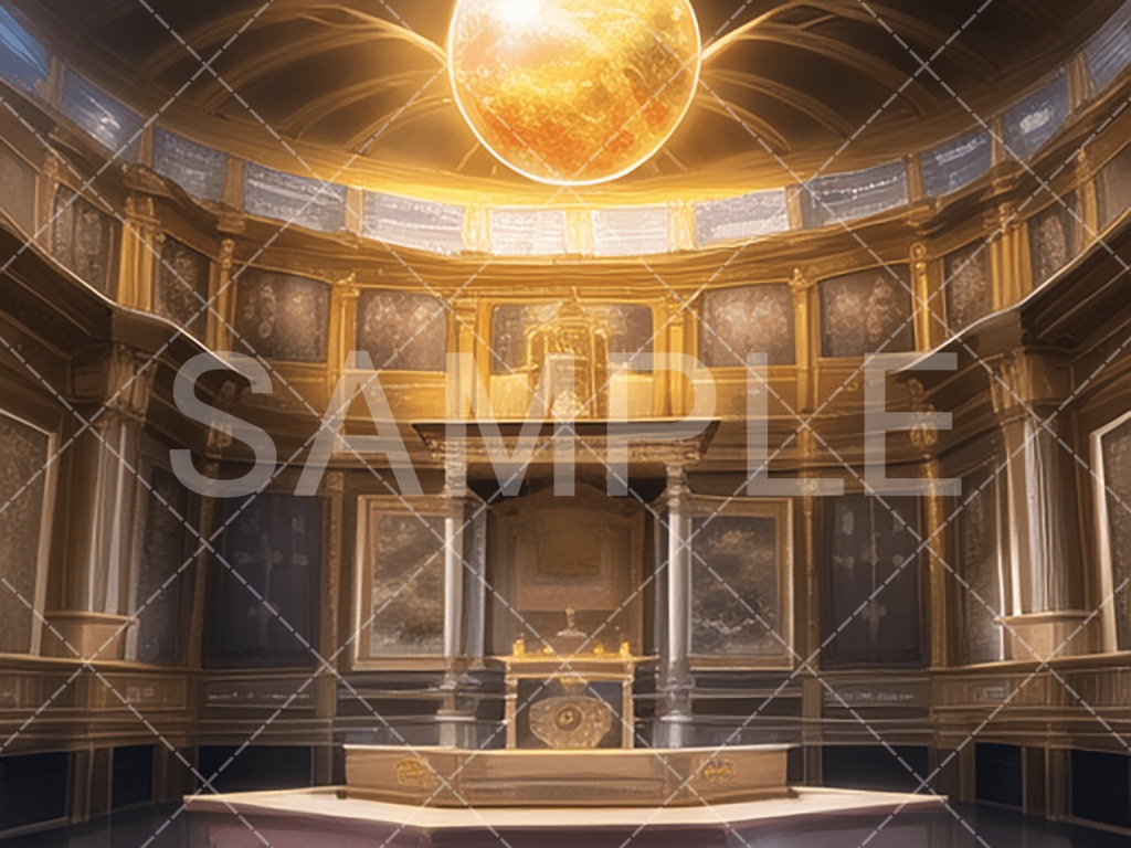 【背景素材】室内・屋内3種(ファンタジー系)⑲