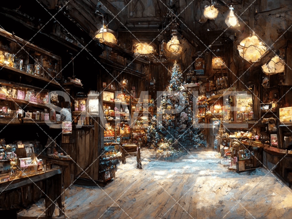 【背景素材】クリスマス3種（ファンタジー系）［005］