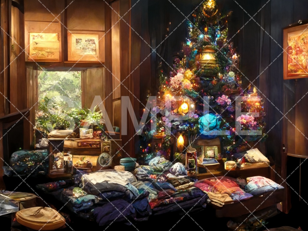 【背景素材】クリスマス3種（ファンタジー系）［006］