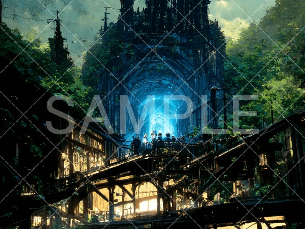 【背景素材】遺跡・ダンジョン3種［011］