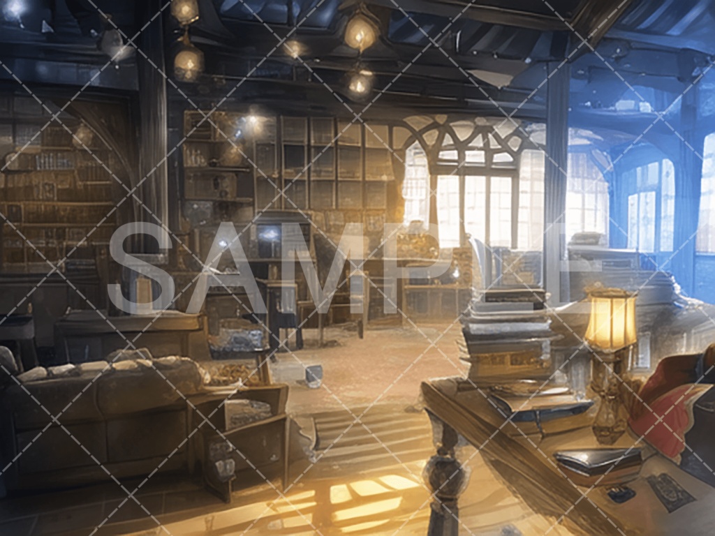 【背景素材】室内・屋内3種（ファンタジー系）［020］