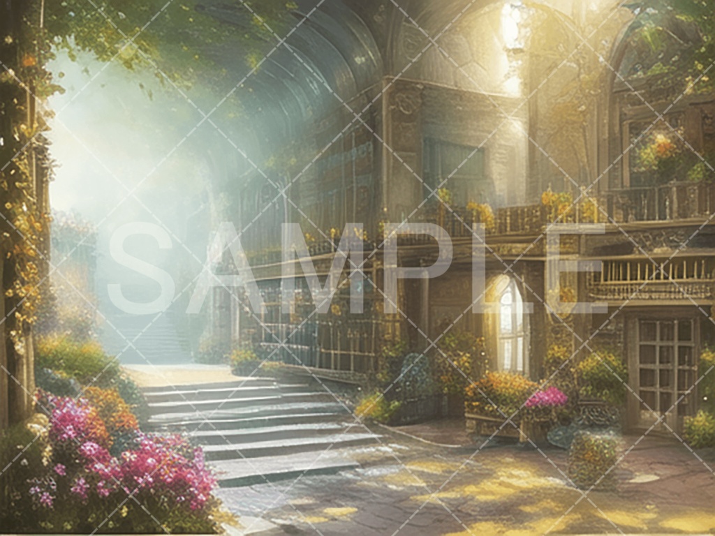 【背景素材】小道・小路3種［008］