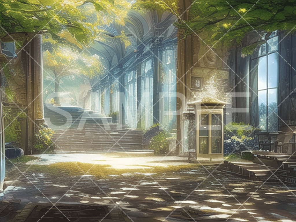 【背景素材】小道・小路3種［009］