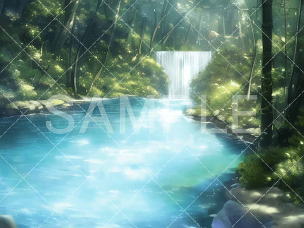 【背景素材】森3種（ファンタジー系）［027］
